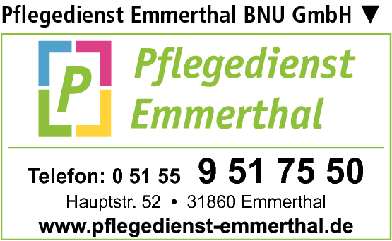 Anzeige Pflegedienst Emmerthal BNU GmbH
