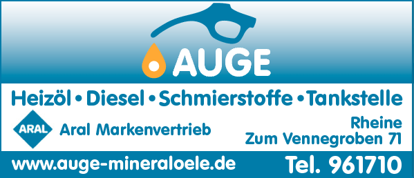 Anzeige Auge Mineralöle GmbH & Co. KG