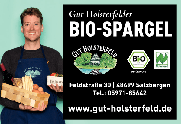 Anzeige Holsterfelder Spargel Weddige