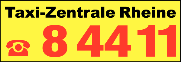 Anzeige Taxi-Zentrale Rheine GmbH