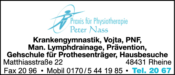 Peter Nass Praxis für Physiotherapie