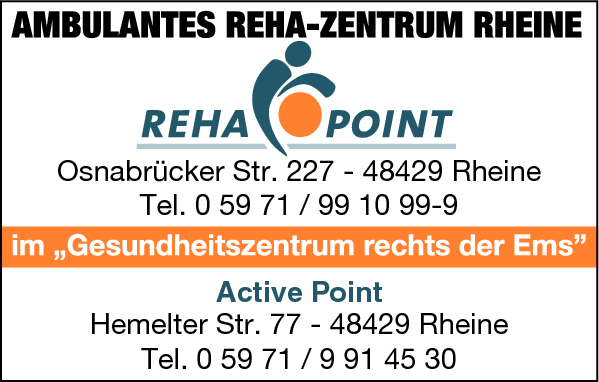 Anzeige Ambulantes Reha-Zentrum Rheine Krankengymnastik