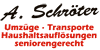 Kundenlogo von A. Schröter Umzüge · Transporte Kundenlogo von A. Schröter Umzüge · Transporte