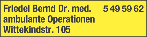 Kundenbild groß 1 Friedel Bernd Dr.med. Frauenarzt - Praxisklinik