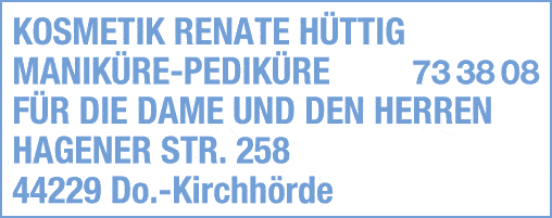 Kundenbild groß 1 Hüttig Renate Kosmetiksalon