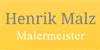 Kundenlogo von Malz Henrik Malermeister