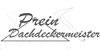 Kundenlogo von Prein Christoph Dachdeckermeister