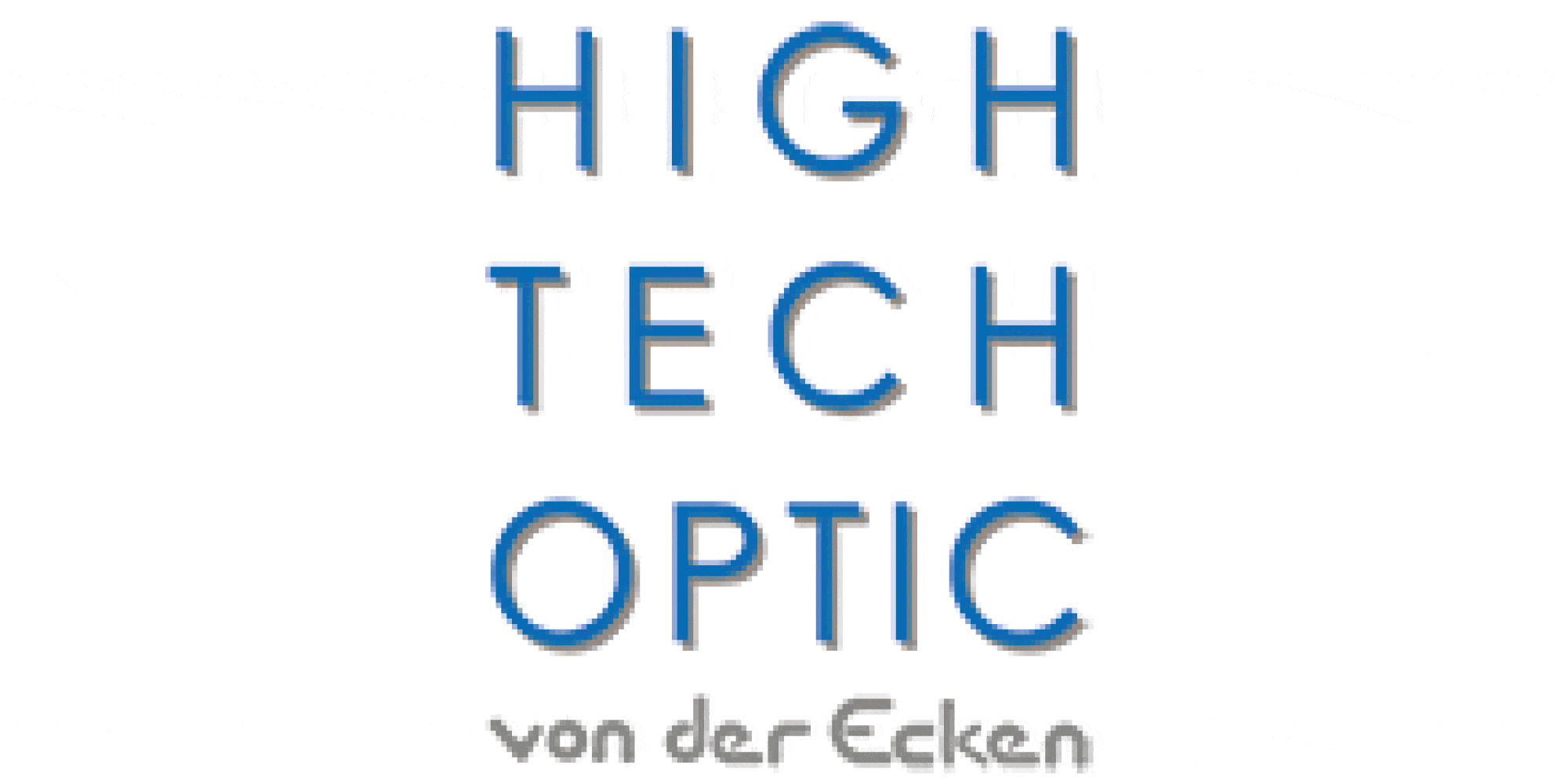 Kundenlogo high-tech optic von der Ecken