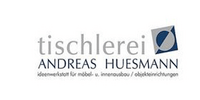 Kundenlogo tischlerei Andreas Huesmann ideenwerkstatt für möbel- u. innenausbau/objekteinrichtungen