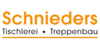 Kundenlogo von Tischlerei Schnieders