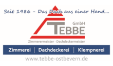 Kundenlogo von Tebbe GmbH Zimmerei Dachdeckerei