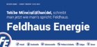 Kundenbild groß 3 Feldhaus Energie GmbH & Co. KG