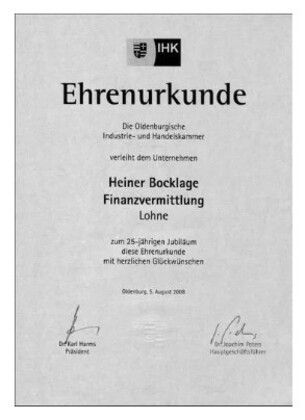 Kundenfoto 1 Bocklage Heiner Finanzvermittlung & Immobilienservice