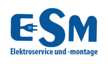Kundenlogo von ESM Elektroservice u. Montage GmbH