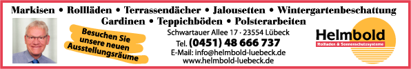 Anzeige Helmbold Rollladen & Sonnenschutzsysteme UG