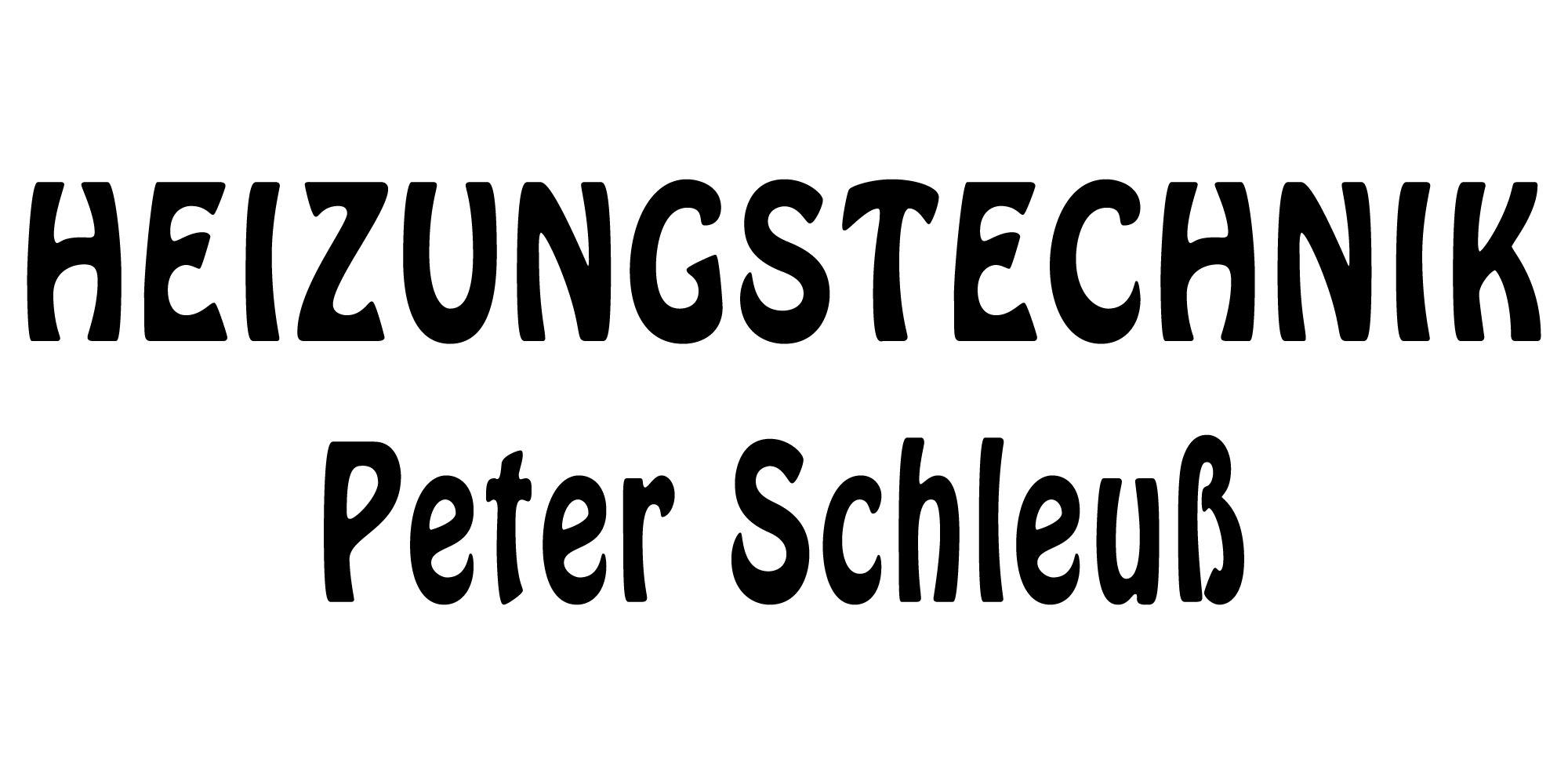 Kundenlogo von Schleuß Peter Heizungslüftungsbau