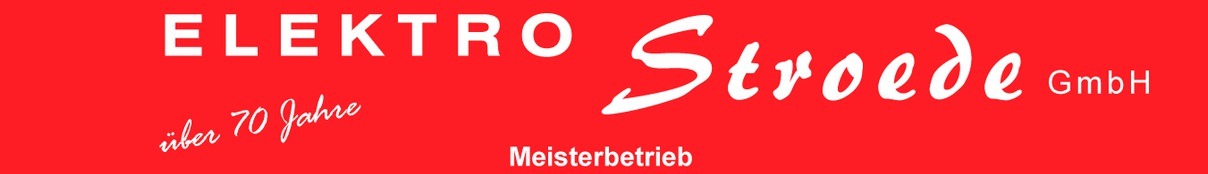 Kundenlogo von Elektro Stroede GmbH Meisterbetrieb