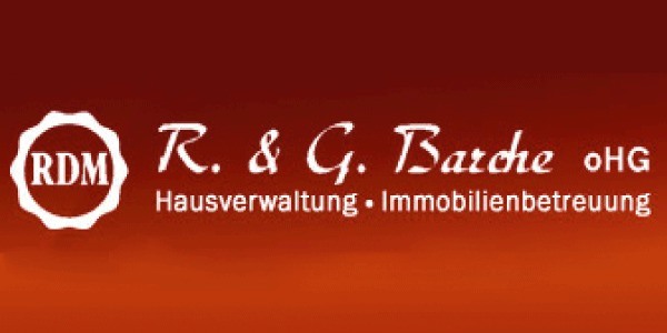 Kundenlogo von Hausverwaltung R. & G. Barche OHG Kundenlogo von Hausverwaltung R. & G. Barche OHG