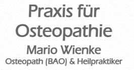 Kundenlogo von Wienke Mario Osteopath & Heilpraktiker