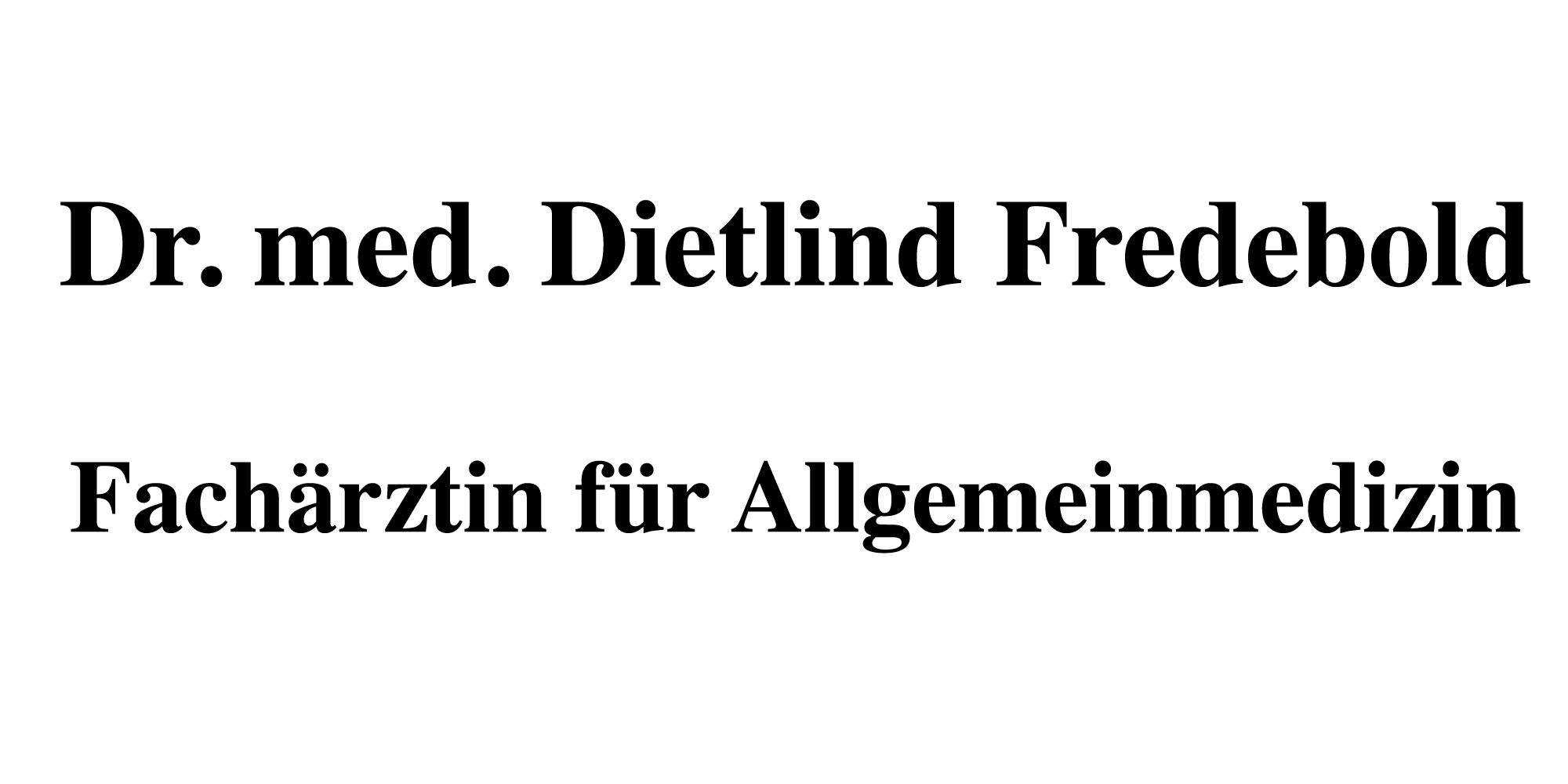 Kundenlogo von Fredebold Dr. med. Dietlind