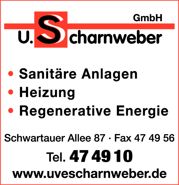 Anzeige Scharnweber Uve GmbH Sanitäranlagen