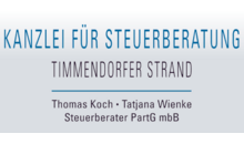 Kundenlogo von Kanzlei für Steuerberatung Timmendorfer Strand T. Koch u. T. Wienke StB PartG mbH Steuerberatungsbüro