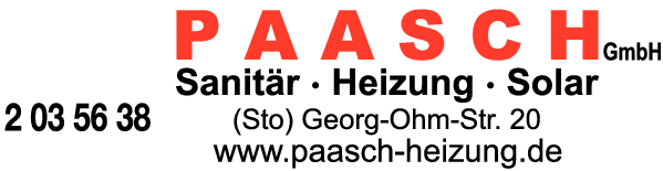 Anzeige Paasch GmbH Heizung, Sanitär