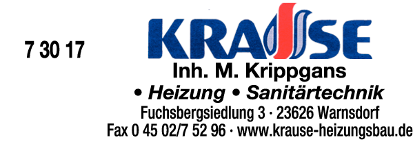 Anzeige Krippgans Marco u. Krause R.