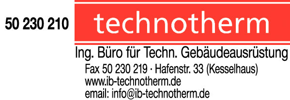 Anzeige technotherm GmbH