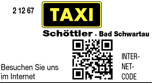 Anzeige Taxi Unternehmen Schöttler