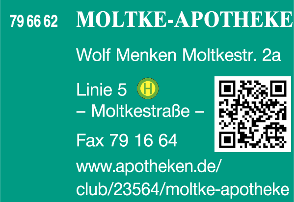 Anzeige Moltke-Apotheke