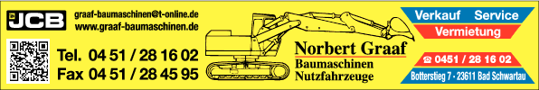 Anzeige Norbert Graaf Baumaschinen und Nutzfahrzeuge GmbH