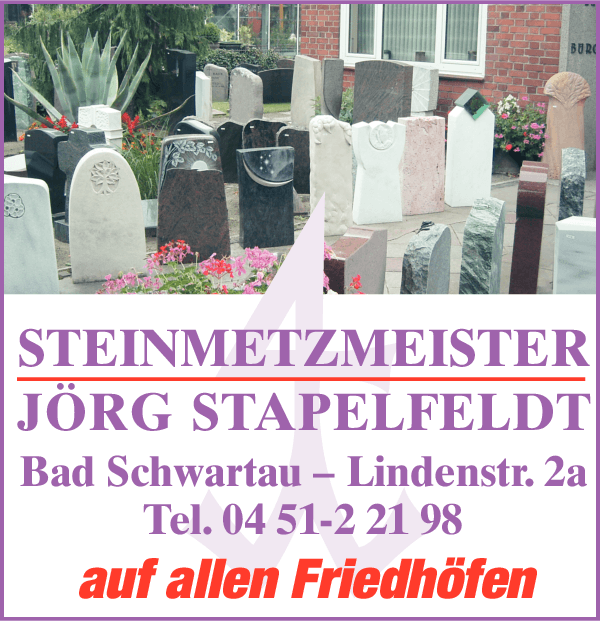 Anzeige Stapelfeldt Jörg Steinmetzmeister