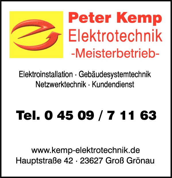 Anzeige Kemp Peter Elektrotechnik