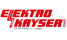 Kundenlogo von Elektro Kayser oHG Inh. J. Lüders und M. Köster