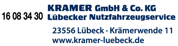 Anzeige Kramer GmbH & Co. KG, Lübecker Nutzfahrzeugservice Werkstatt
