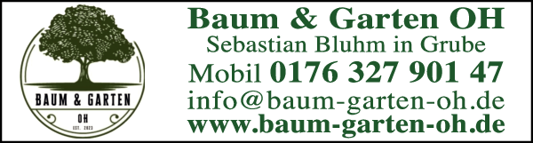 Anzeige Baum & Garten OH Sebastian Bluhm