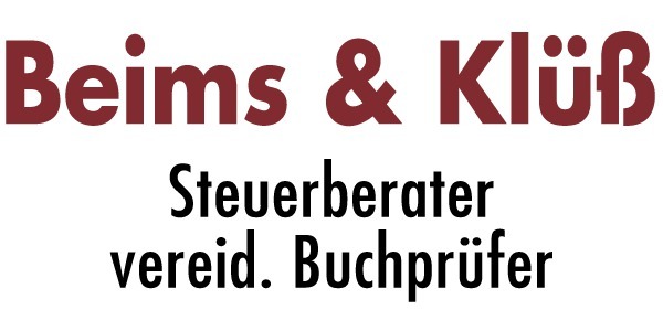 Kundenlogo von Steuerberater Beims & Klüß Kundenlogo von Steuerberater Beims & Klüß