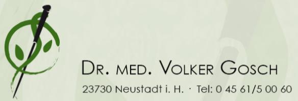 Kundenlogo von Dr. med. Volker Gosch