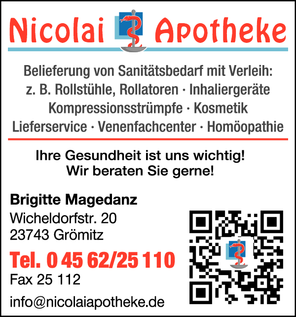Anzeige Nicolai-Apotheke