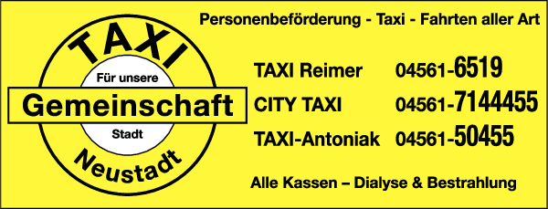 Anzeige Reimer Dirk Taxi