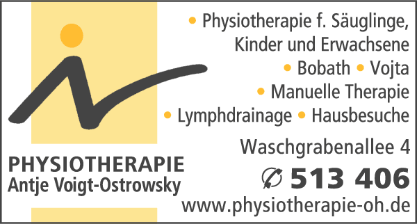 Anzeige Voigt-Ostrowsky Antje Physiotherapie