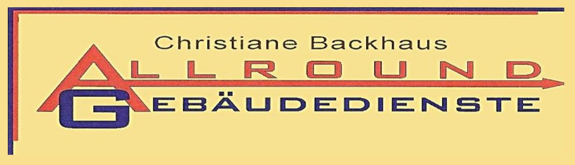 Kundenlogo von Allround Gebäudedienste Christiane Backhaus