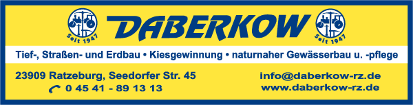 Anzeige Niklas Daberkow e.K Tief-, Straßen-, Erdbau und Kiesgewinnung