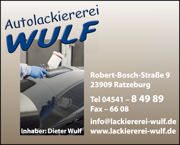 Anzeige Autolackiererei Dieter Wulf Autolackiererei