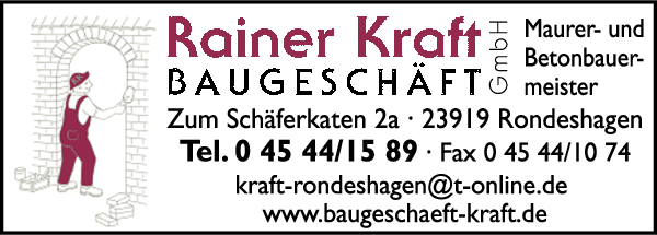 Anzeige Rainer Kraft GmbH