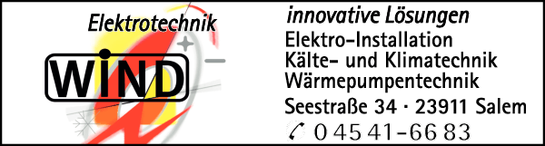 Anzeige Wind Elektrotechnik