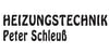 Kundenlogo von Schleuß Peter Heizungslüftungsbau