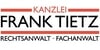Kundenlogo von Kanzlei Frank Tietz, Rechtsanwalt und Fachanwalt