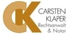 Kundenlogo von Klaper Carsten D. Rechtsanwalt